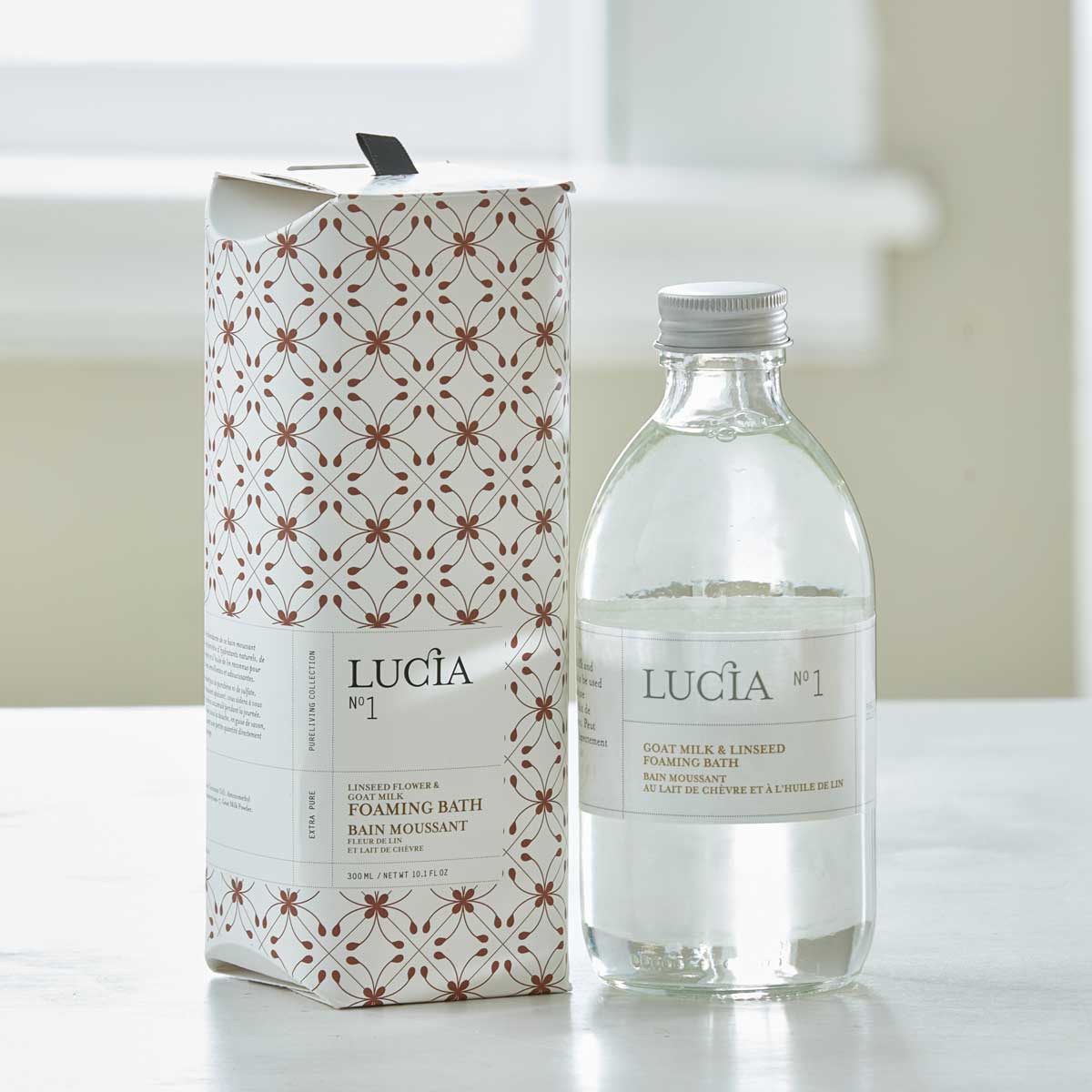 LUCIA BATH, BODY &amp; HOME COLLECTION - LINSEED FLOWER &amp; GOAT MILK - No.1