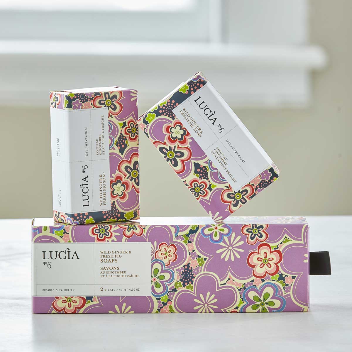 LUCIA BATH, BODY &amp; HOME COLLECTION-FRESH FIG &amp; WILD GINGER - No.6