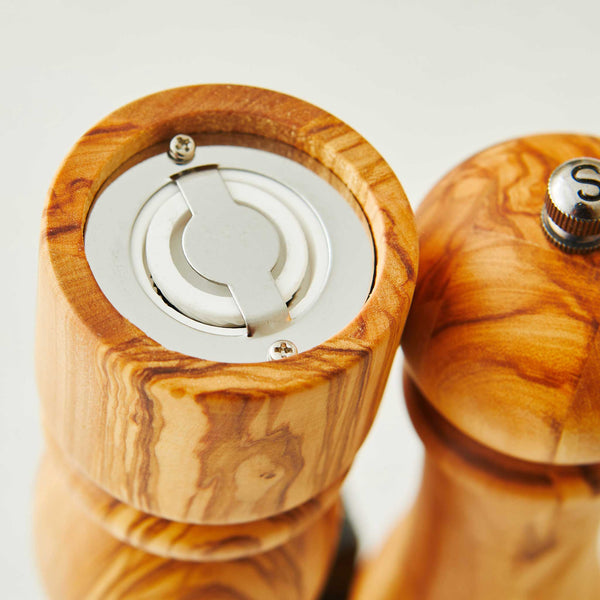 Olive Wood Pepper and Salt Grinders