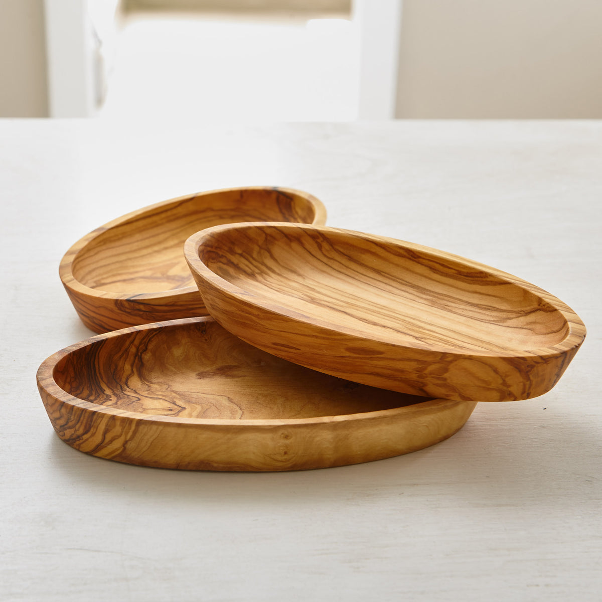 OLIVE WOOD DIPPING DISH