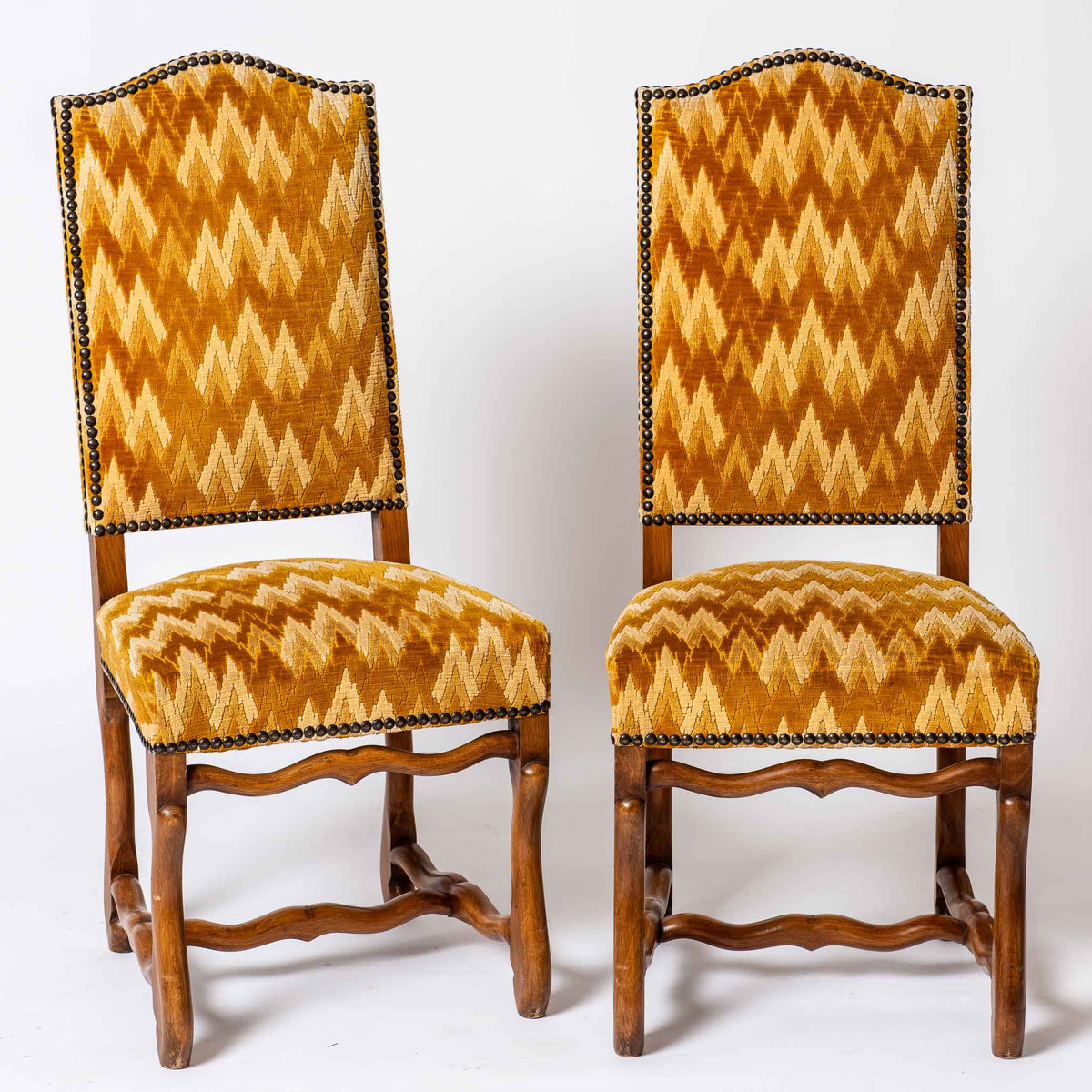 Dining Chairs Orange Upholstery S2 F8