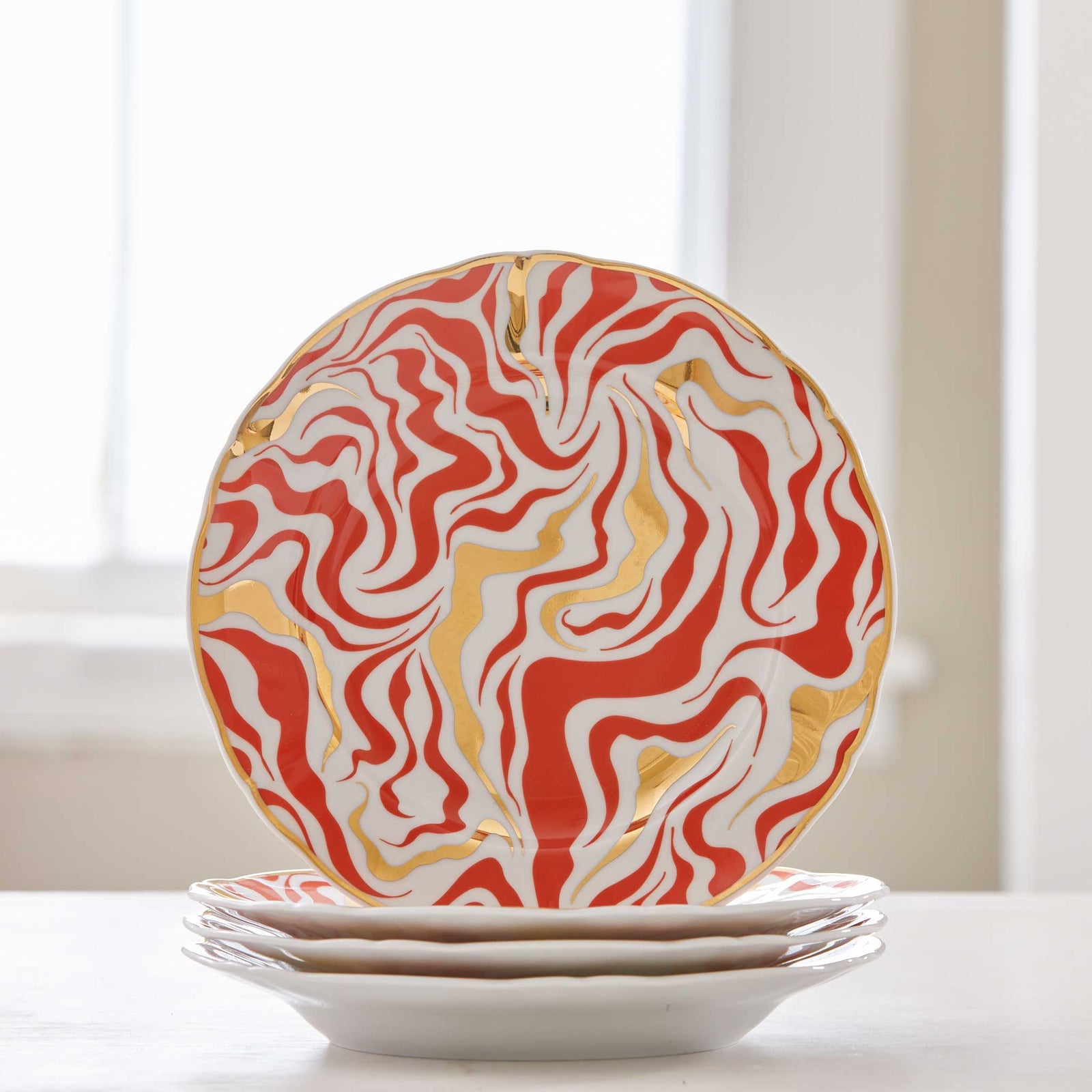 BITOSSI PATTERN-PLAY DESSERT PLATES