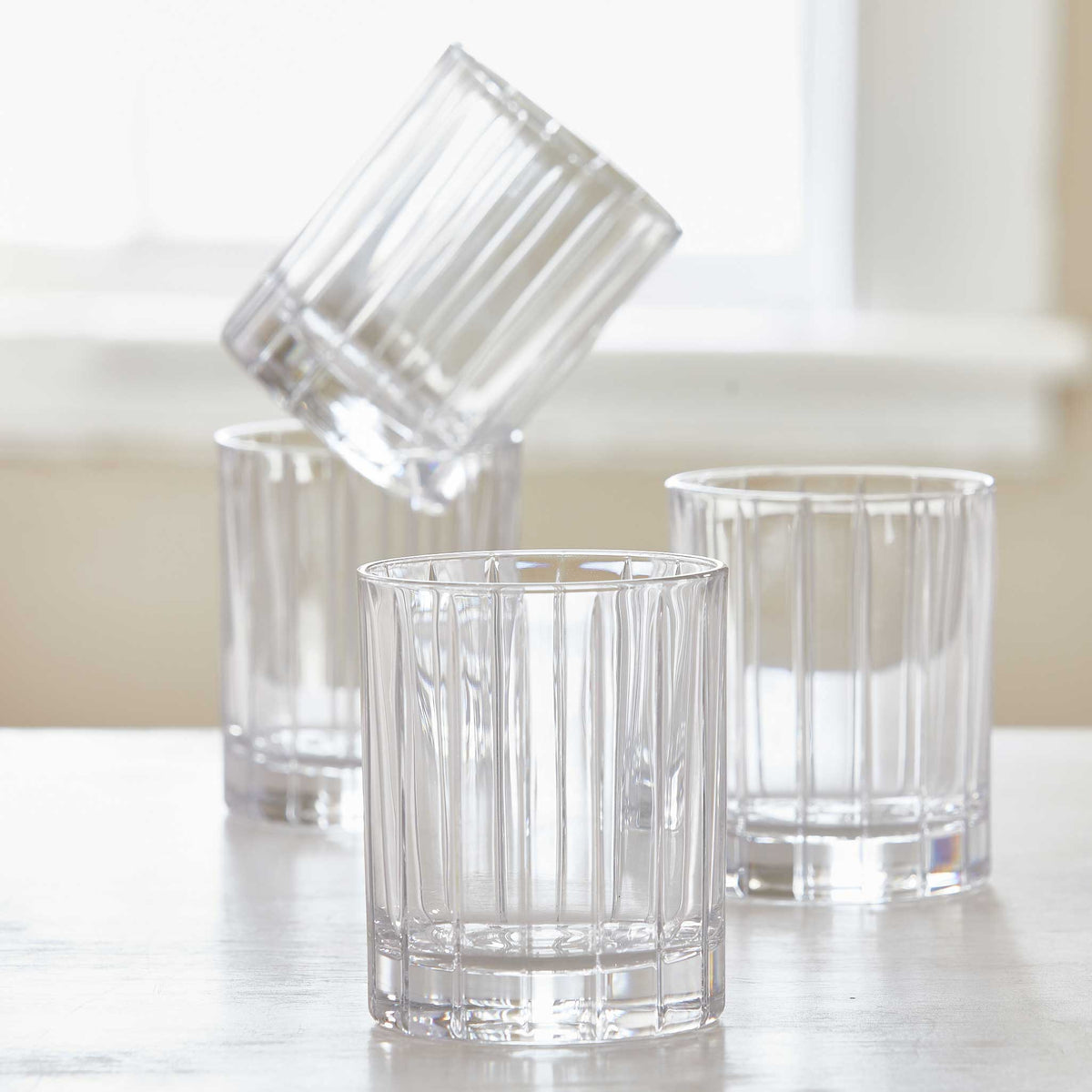 CUT CRYSTAL ON THE ROCKS GLASS