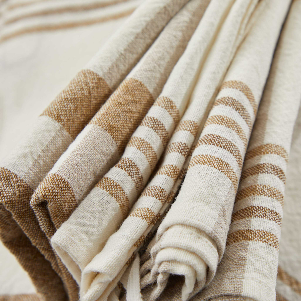 NATURAL PLAID KITCHEN CLOTH