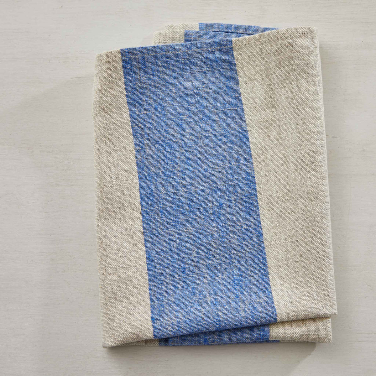 WIDE STRIPE LINEN KITCHEN TOWEL