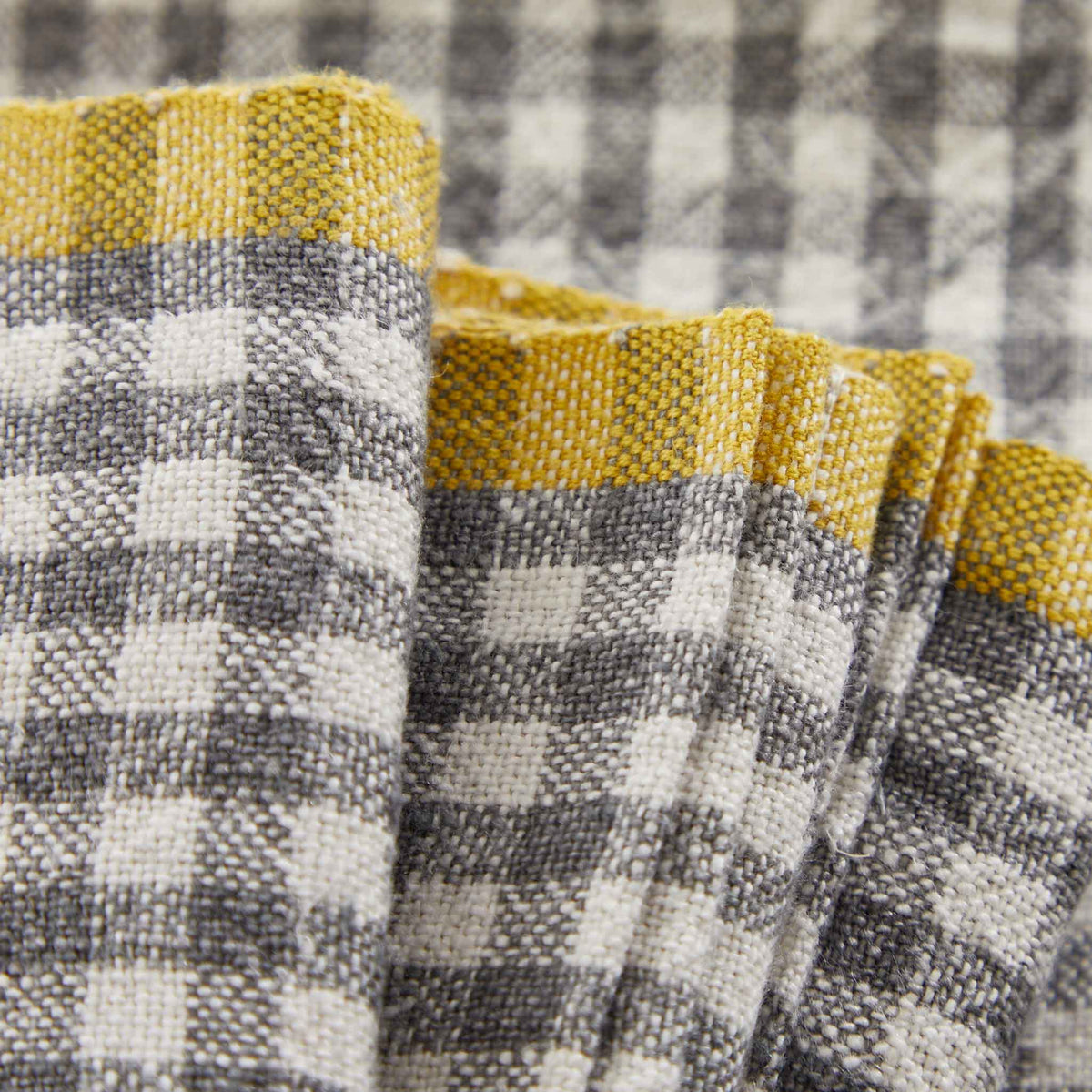 GINGHAM LINEN KITCHEN TOWEL