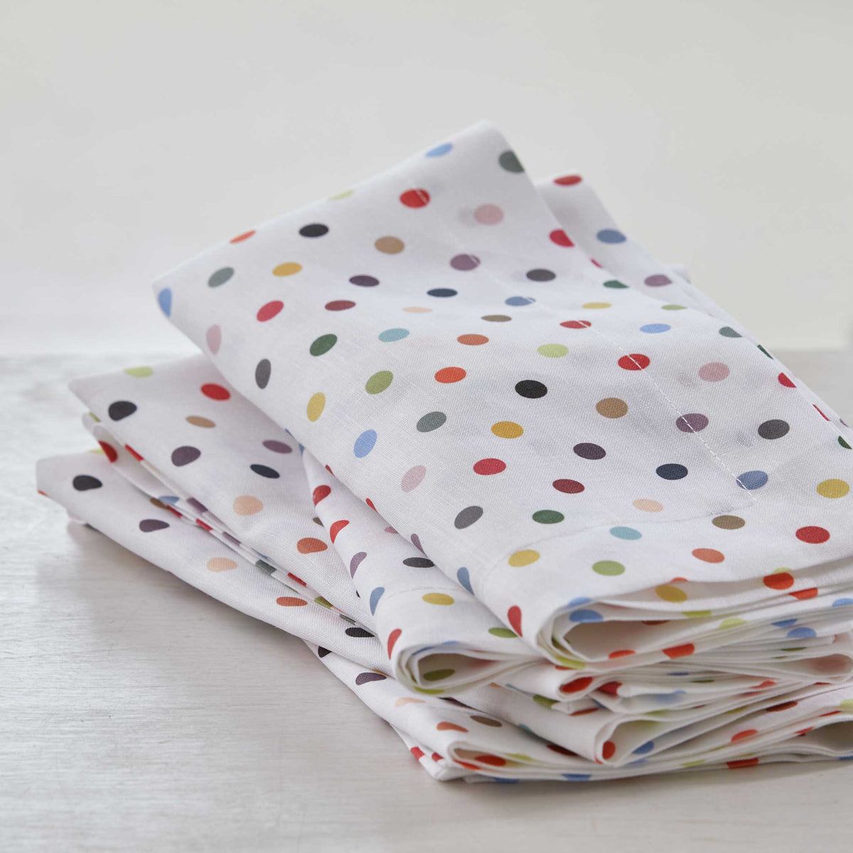 POLKA DOT LINEN NAPKIN