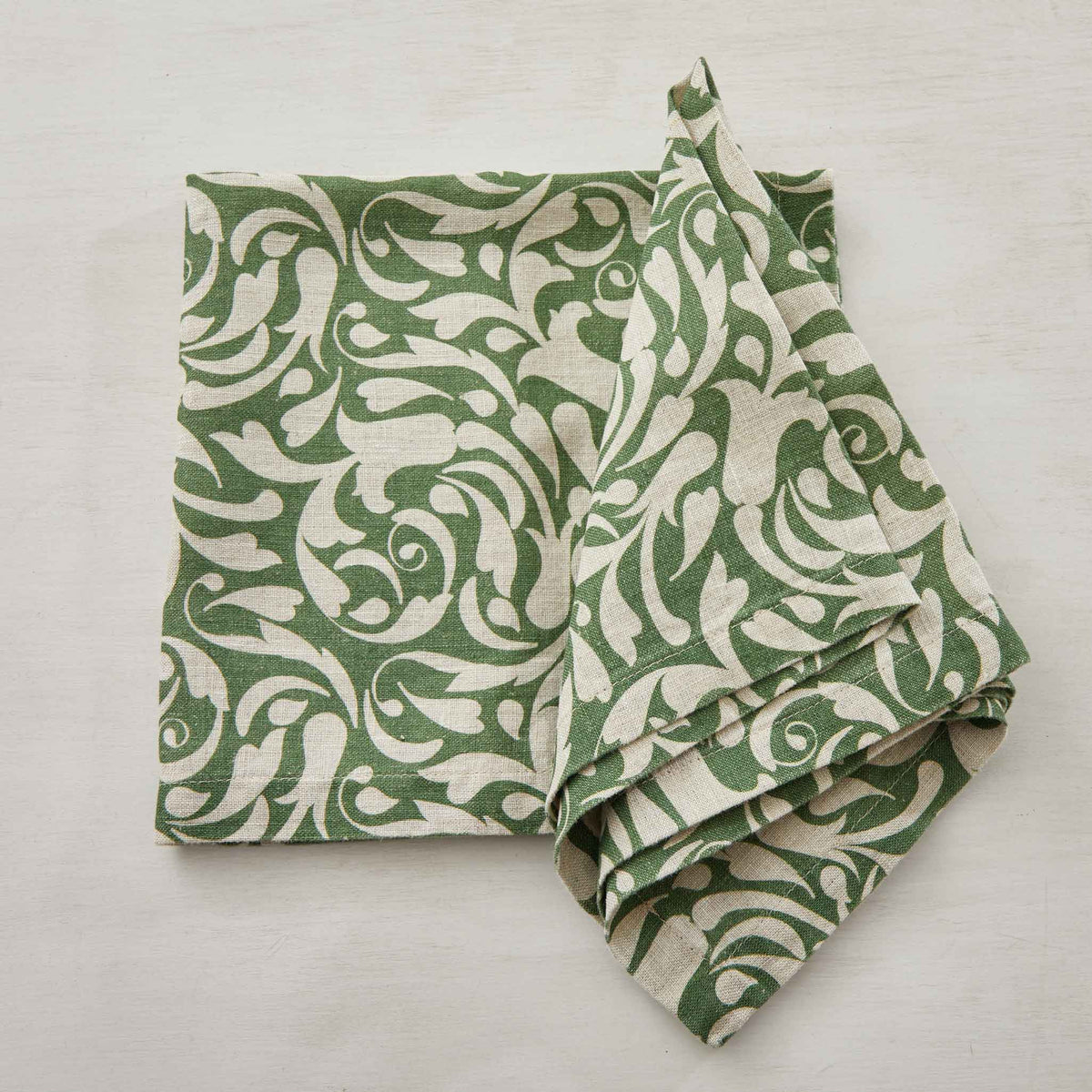SCROLLWORK LINEN NAPKIN