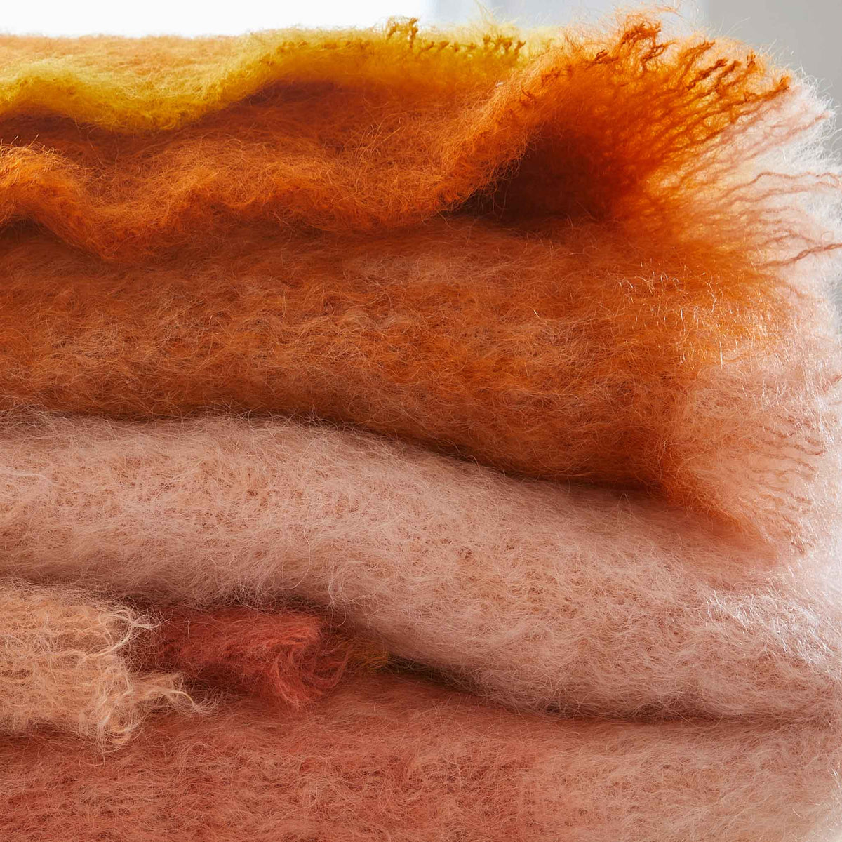 HAND-LOOMED MOHAIR THROWS