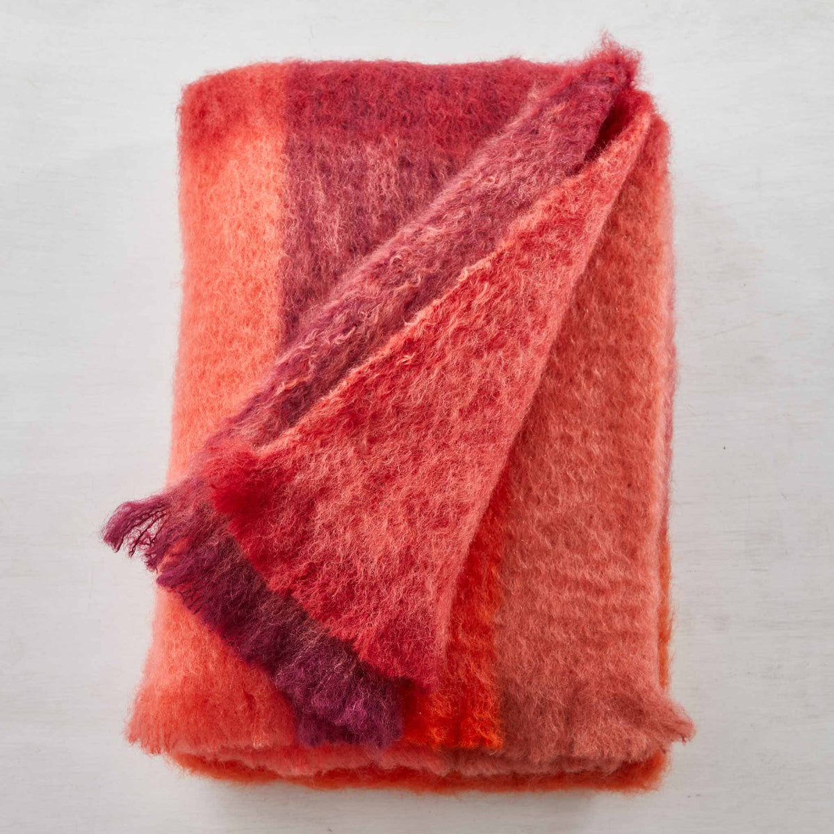HAND-LOOMED MOHAIR THROWS