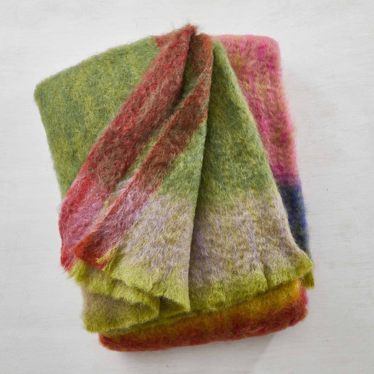 HAND-LOOMED MOHAIR THROWS
