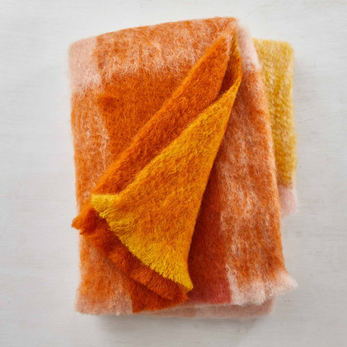 HAND-LOOMED MOHAIR THROWS