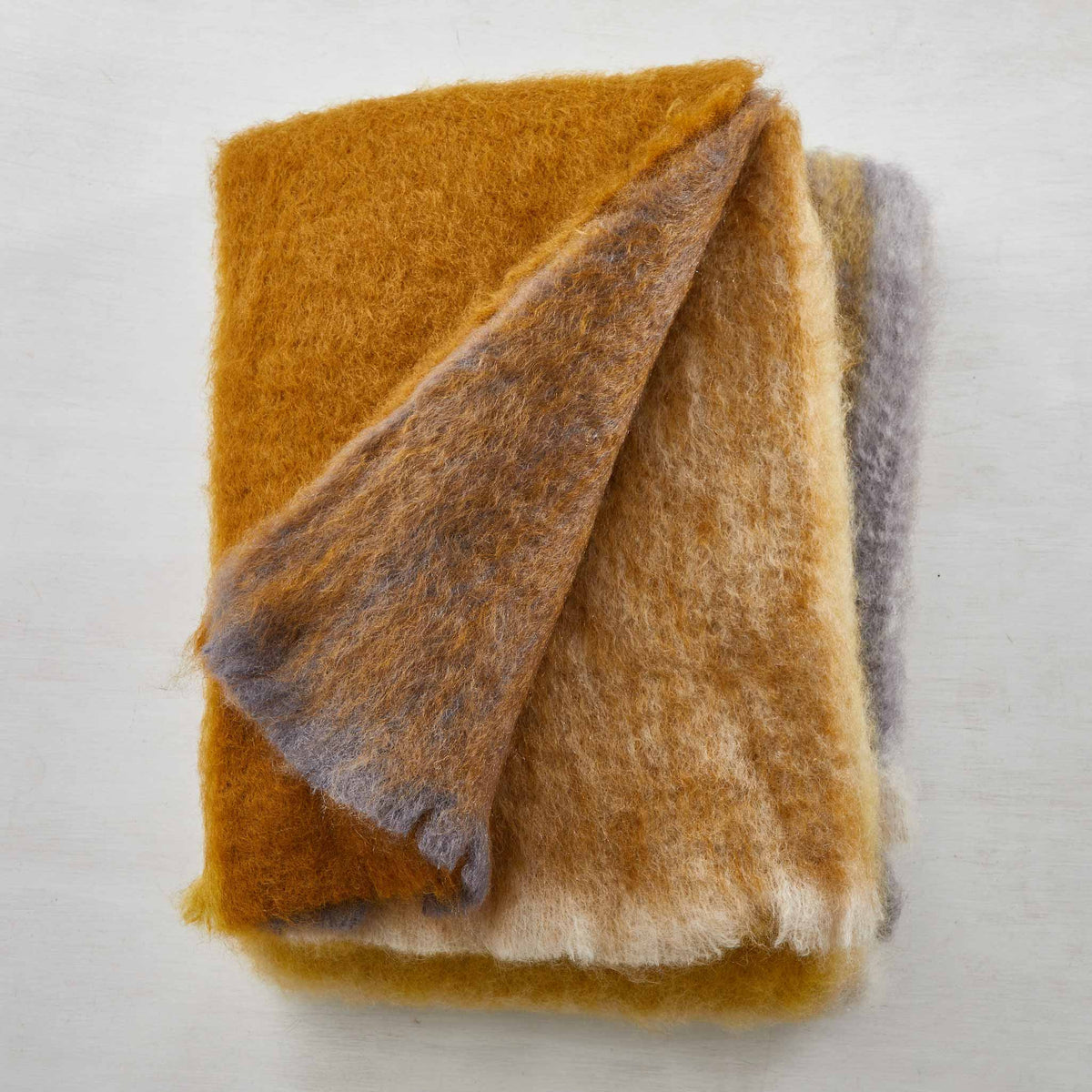 HAND-LOOMED MOHAIR THROWS