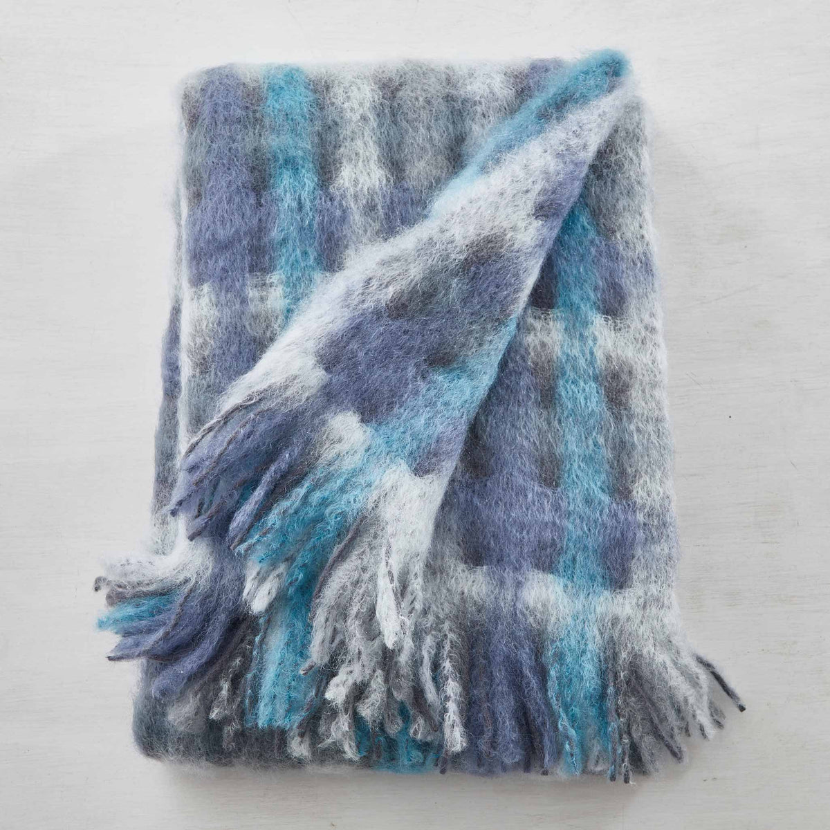 HAND-LOOMED MOHAIR THROWS