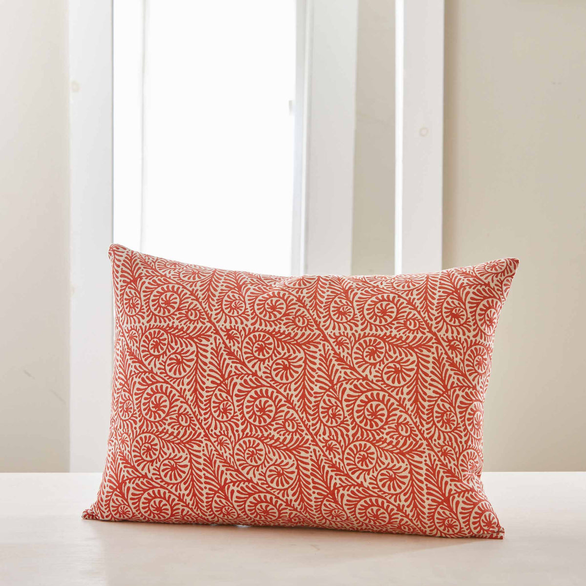 BLOCK-PRINTED LINEN PILLOWS