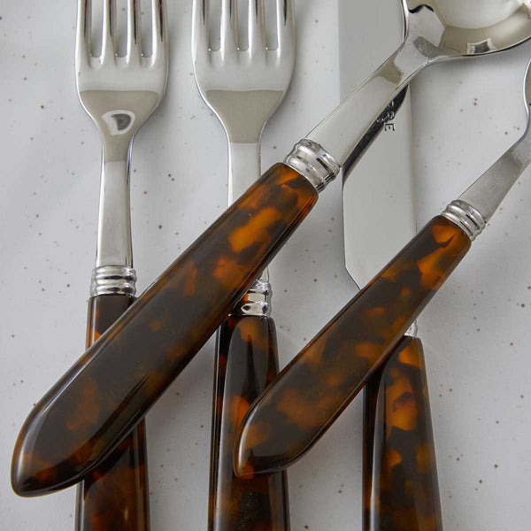 FRENCH FAUX TORTOISE FLATWARE - Privet House Supply