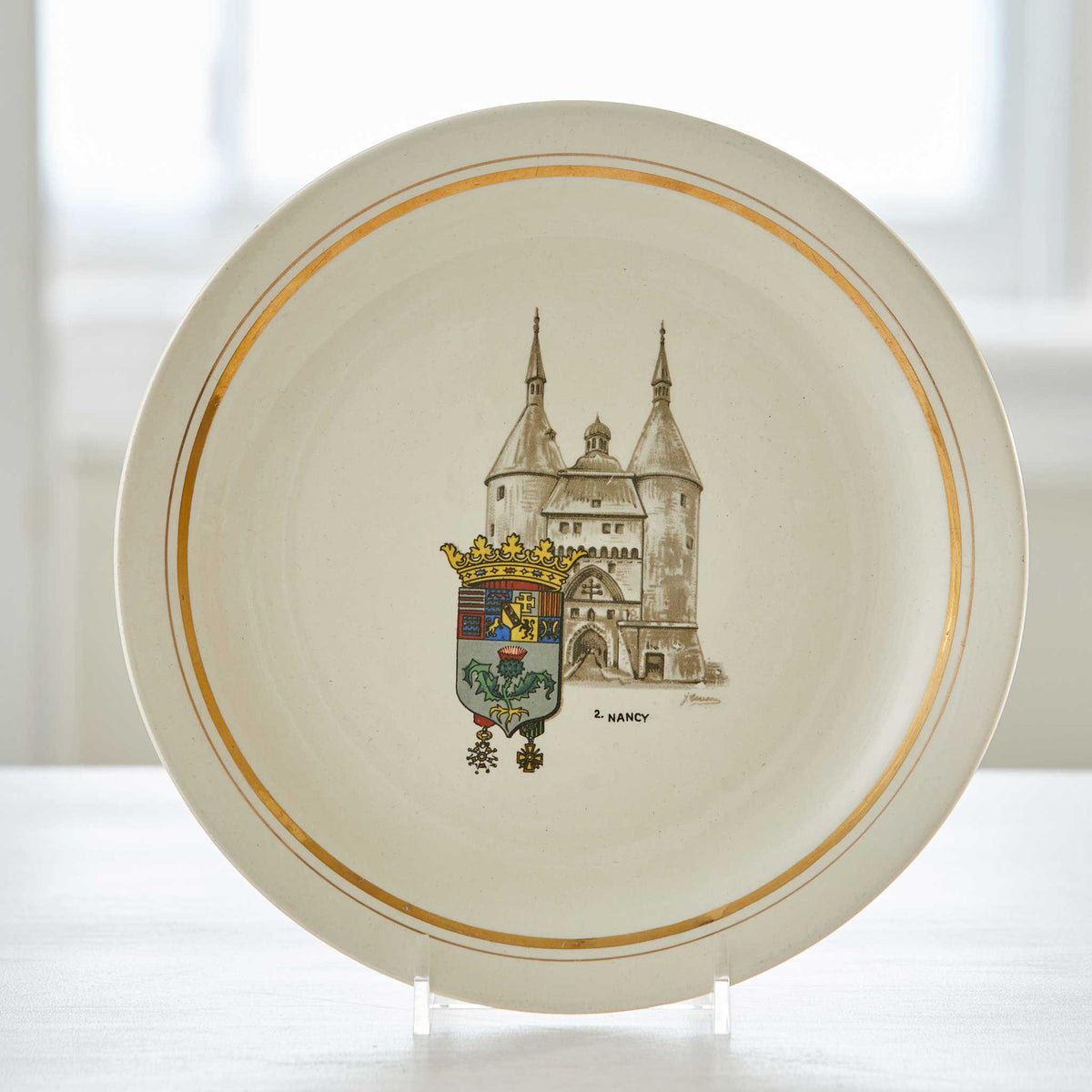 VINTAGE FRENCH VILLAGE PLATES