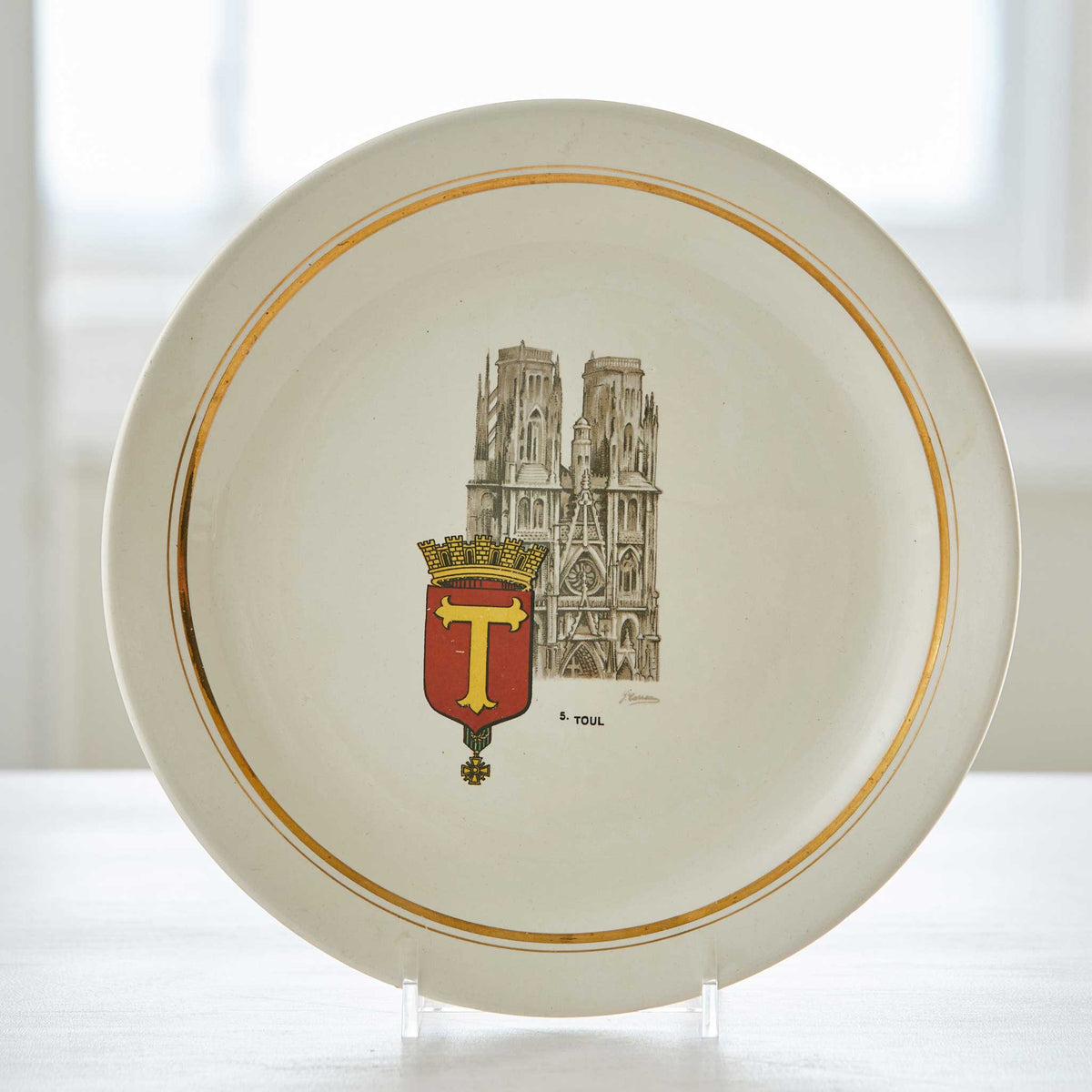 VINTAGE FRENCH VILLAGE PLATES