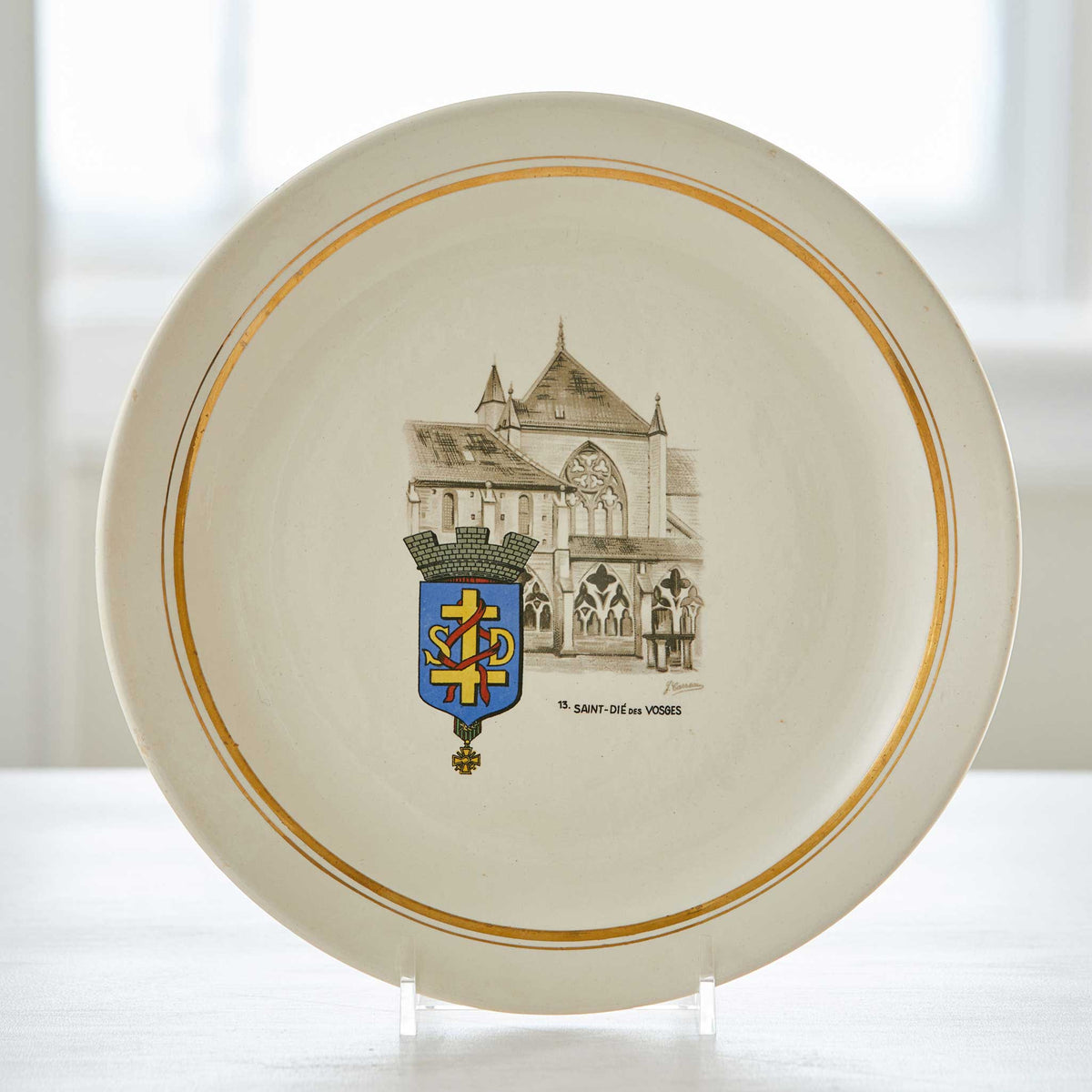 VINTAGE FRENCH VILLAGE PLATES