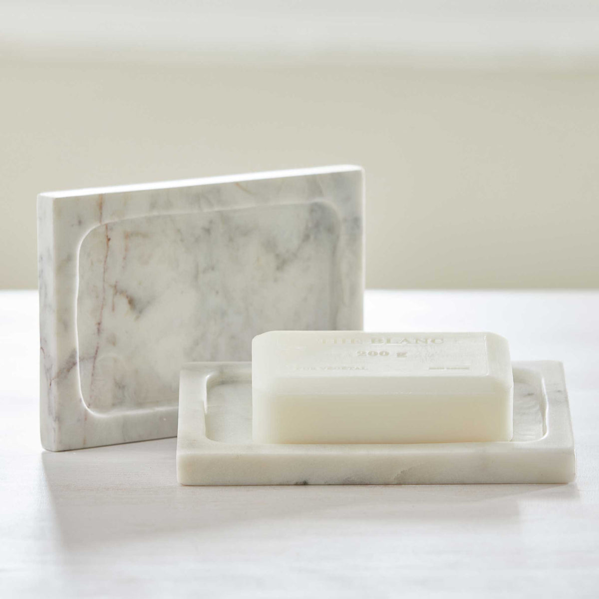 RECTANGULAR MARBLE SOAP TRAY