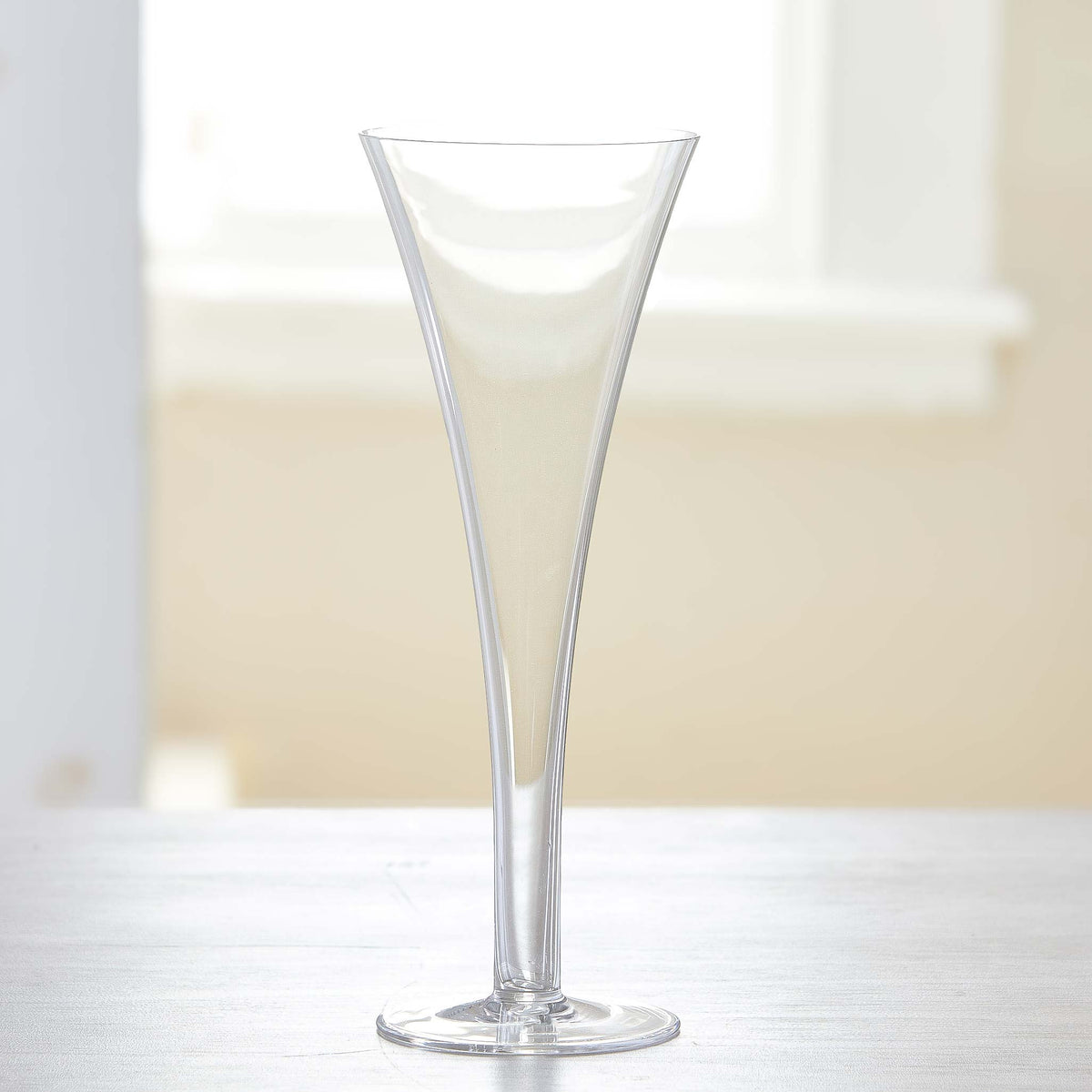 VINTAGE HOLLOW STEM CHAMPAGNE FLUTES - SET of 6