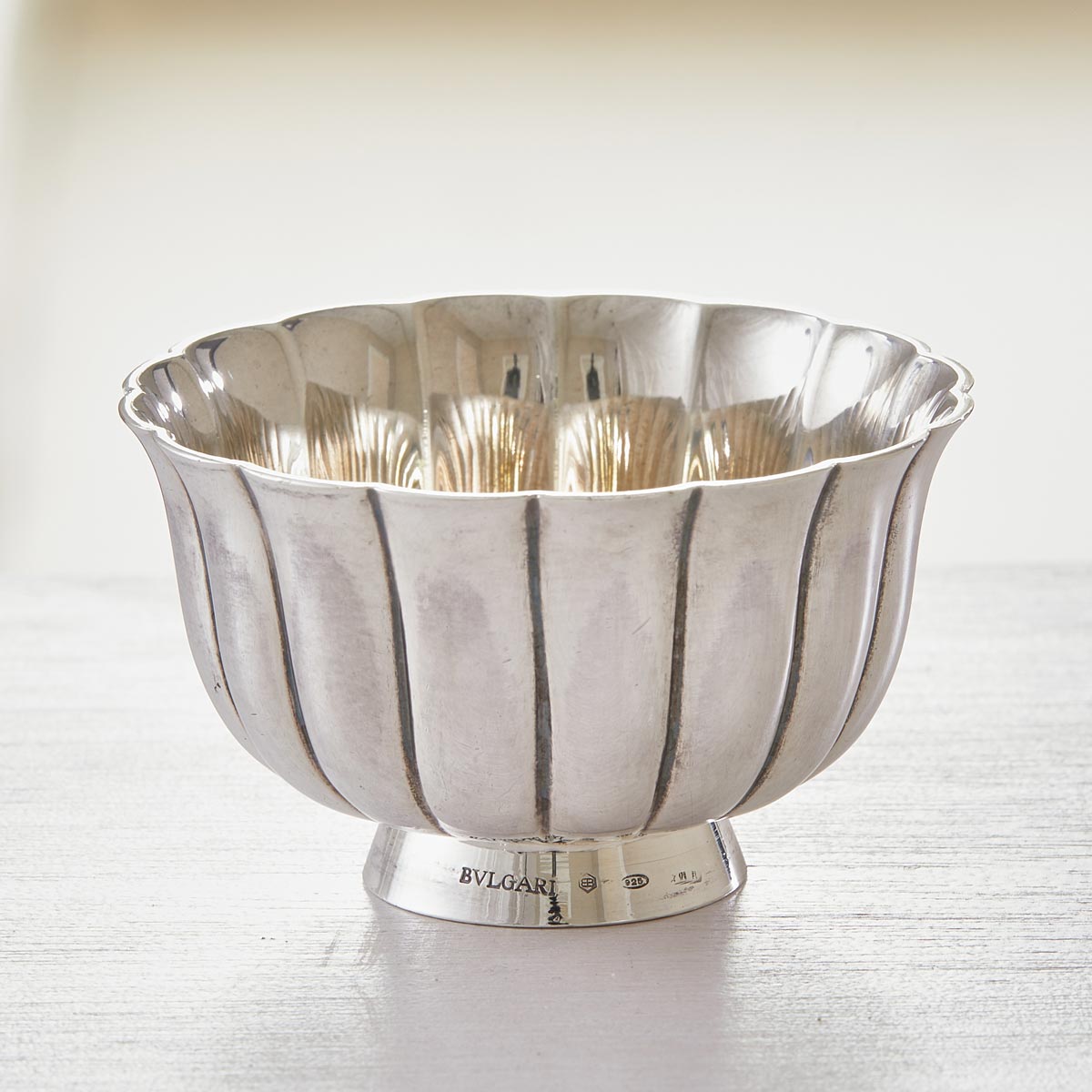 BULGARI STERLING SILVER BOWLS