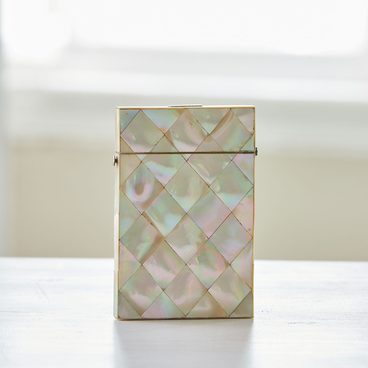 VICTORIAN MOTHER-of-PEARL CALLING CARD CASES