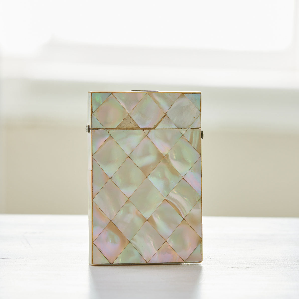 VICTORIAN MOTHER-of-PEARL CALLING CARD CASES