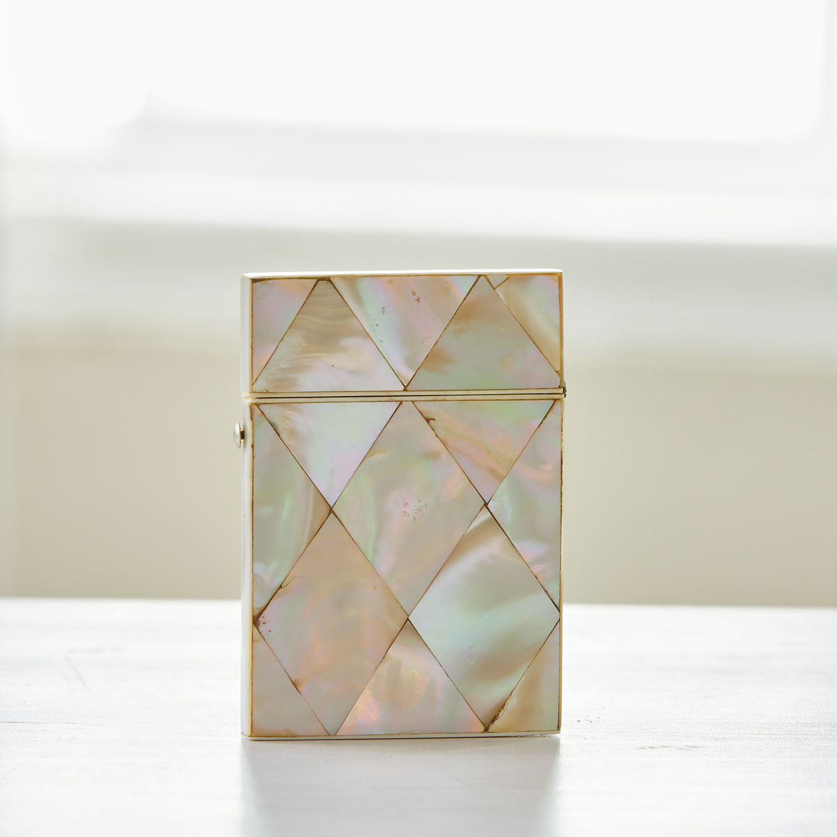 VICTORIAN MOTHER-of-PEARL CALLING CARD CASES