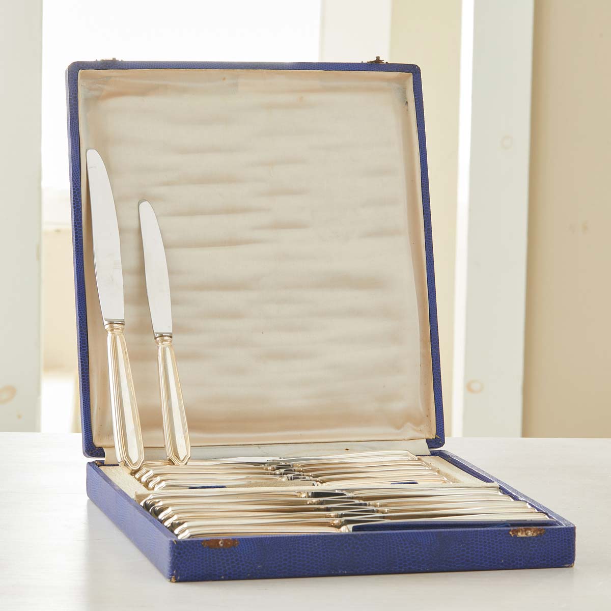 HOTEL SILVER BOXED SET of 24 KNIVES