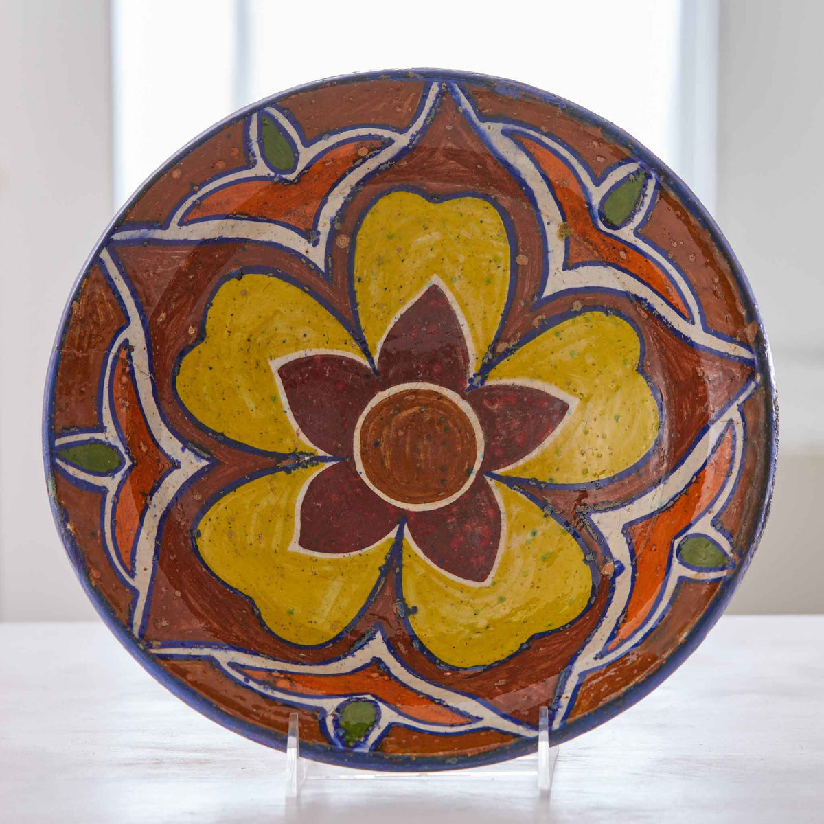 DECORATIVE PAINTED CLAY BOWLS