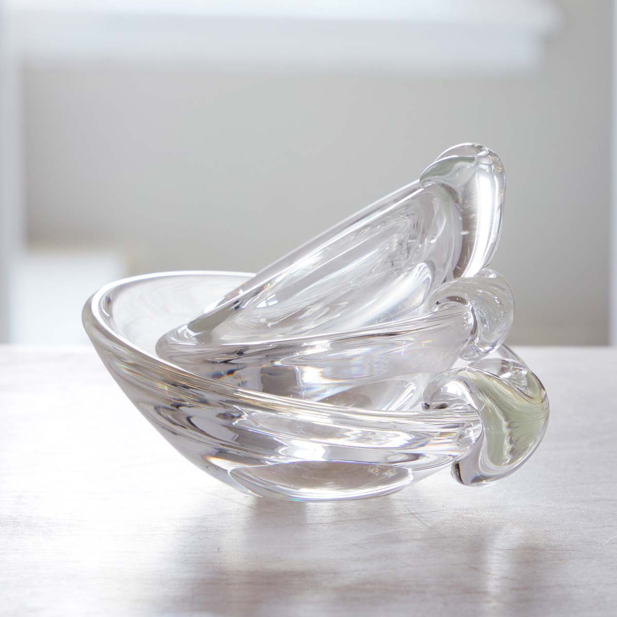 VINTAGE STEUBEN GLASS DISHES