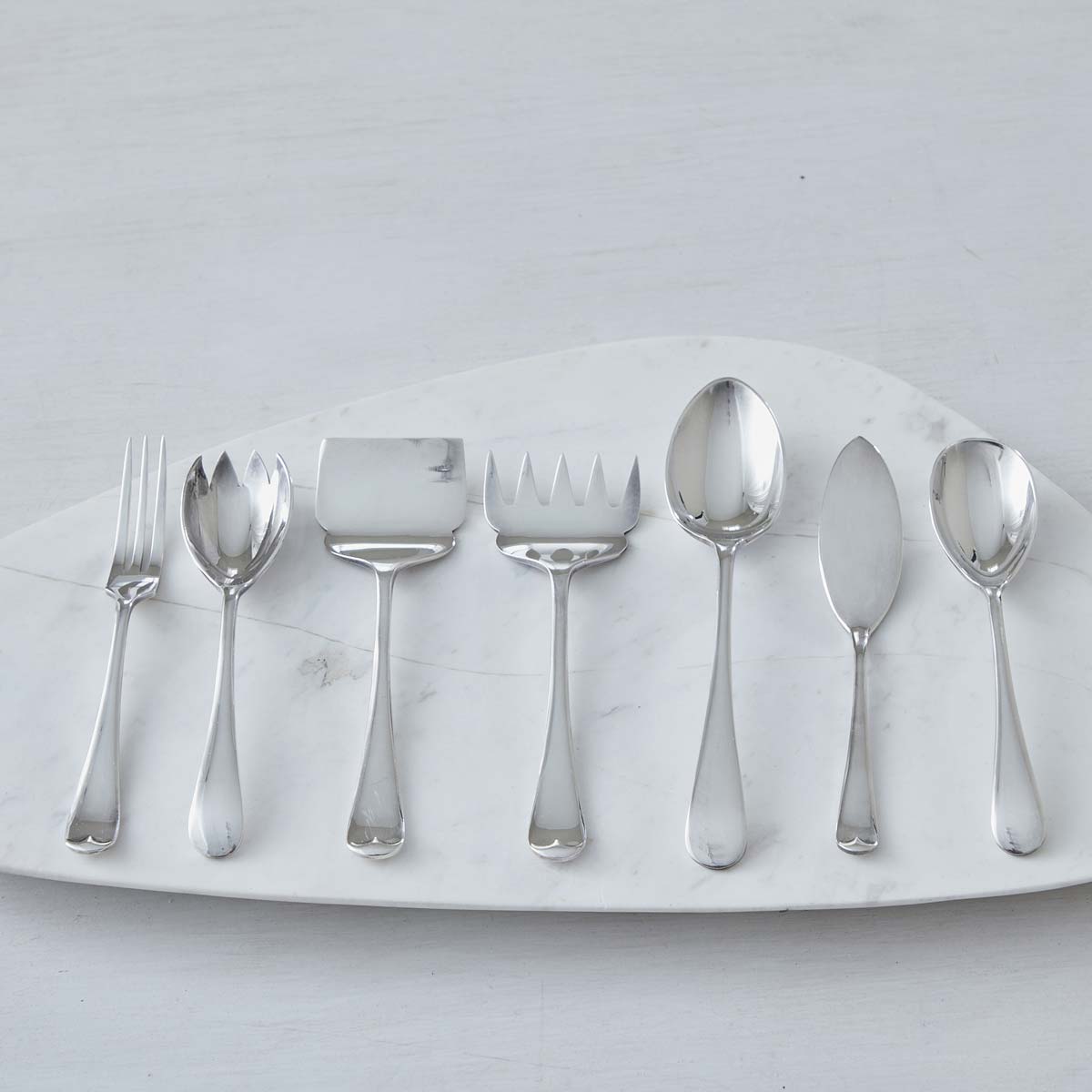 VINTAGE SILVER PLATE HORS D&#39;OEUVRES SERVING SET