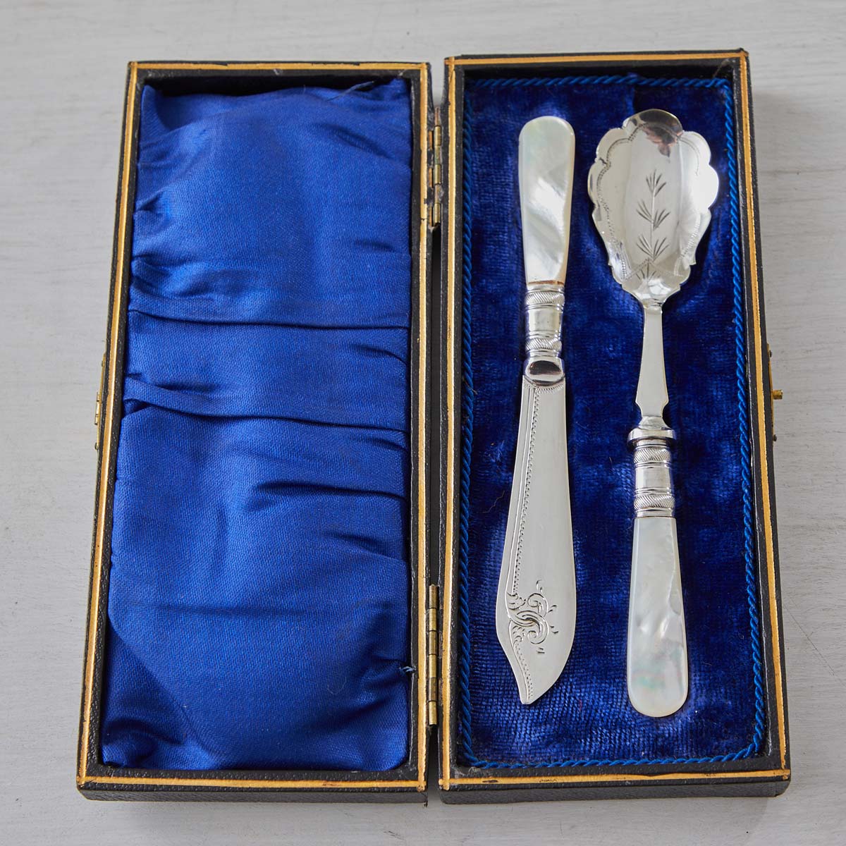 VINTAGE BUTTER &amp; JAM SERVING SET