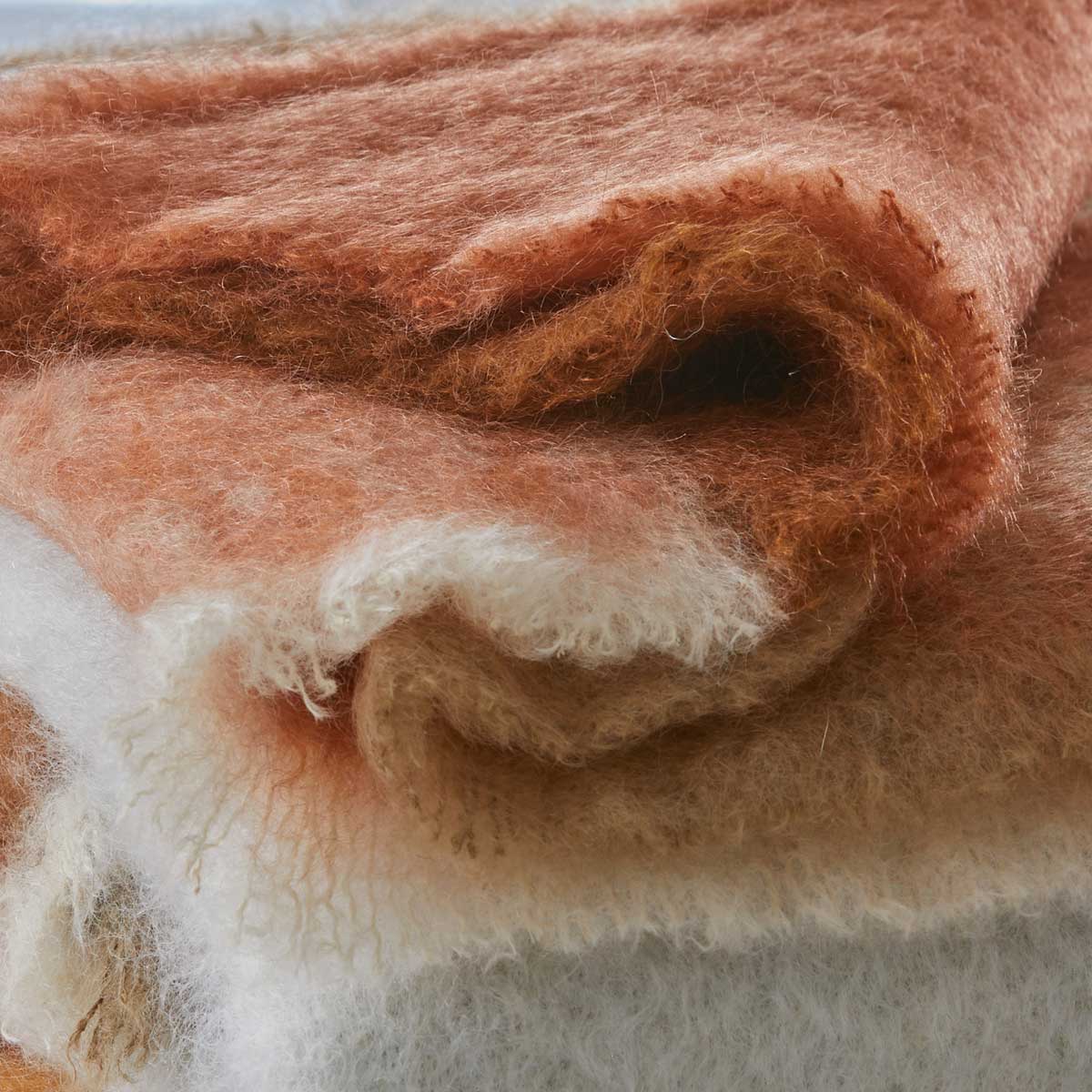 HAND-LOOMED MOHAIR THROWS