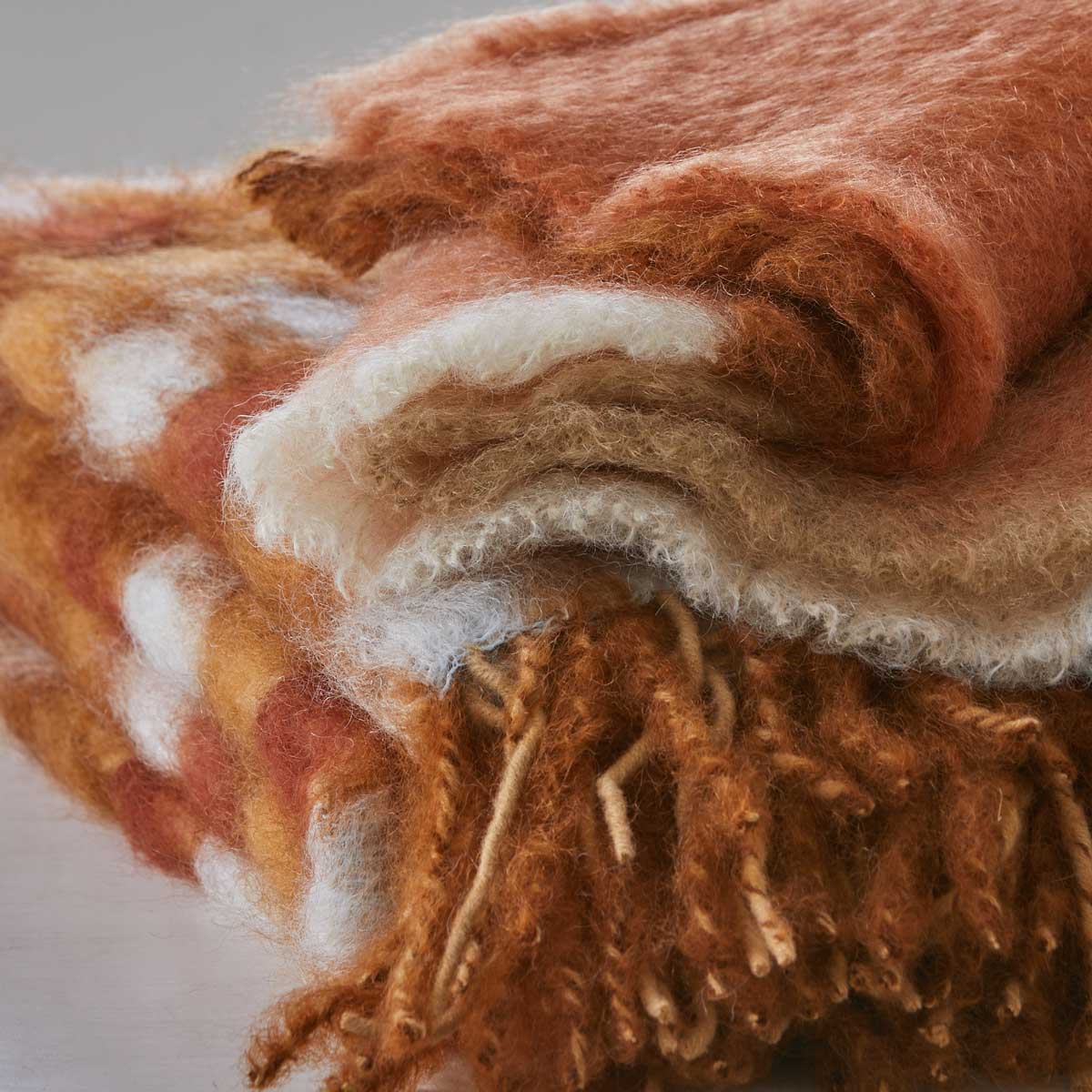 HAND-LOOMED MOHAIR THROWS