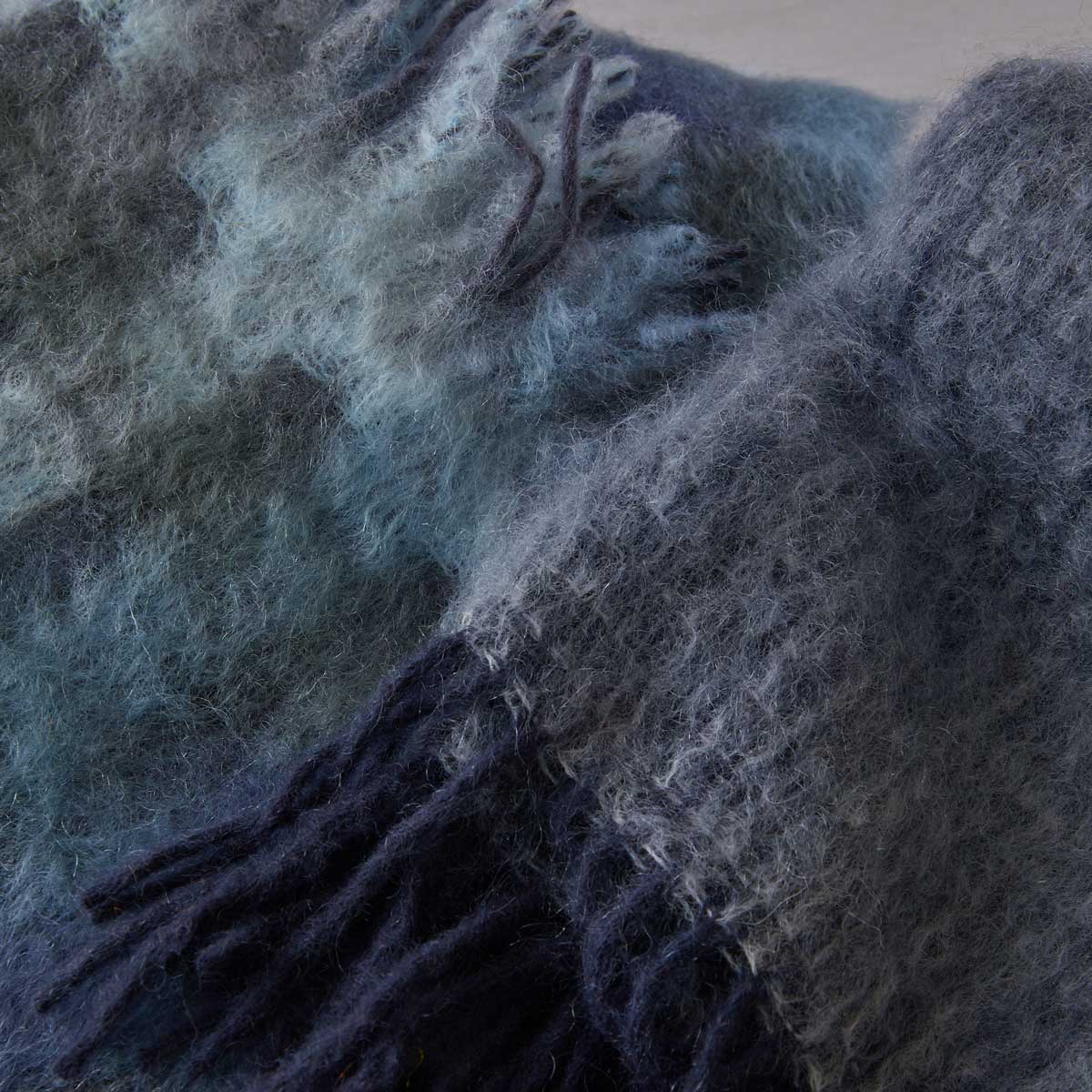 HAND-LOOMED MOHAIR THROWS