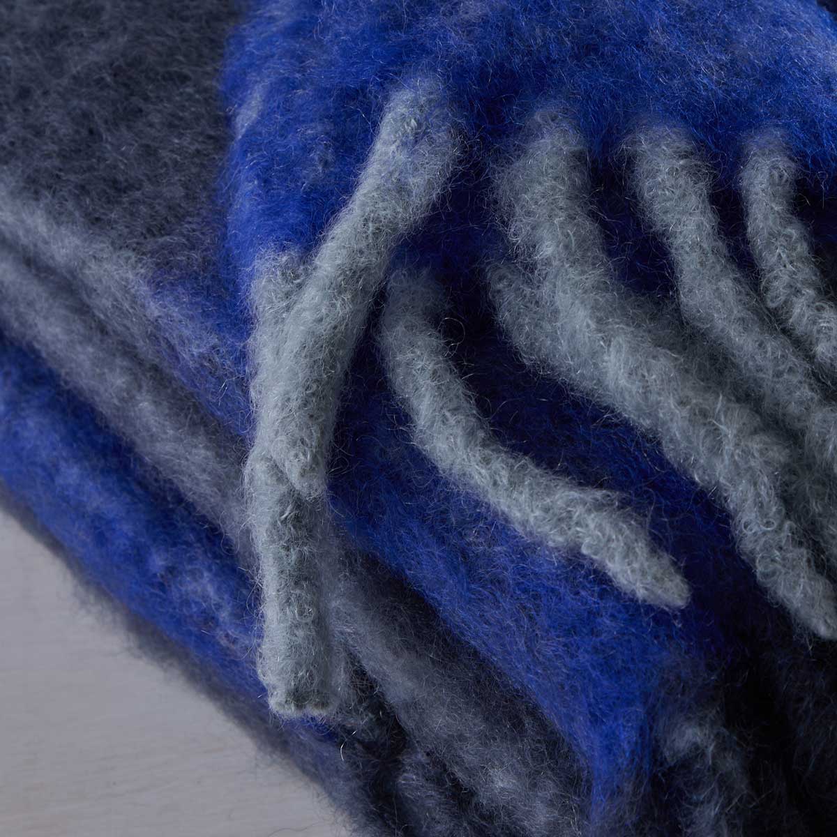 HAND-LOOMED MOHAIR THROW