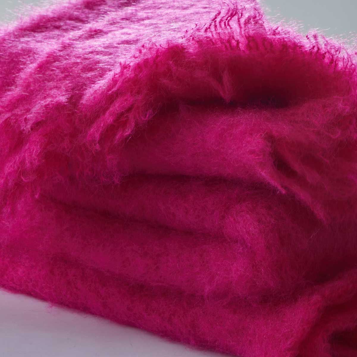 HAND-LOOMED MOHAIR THROW