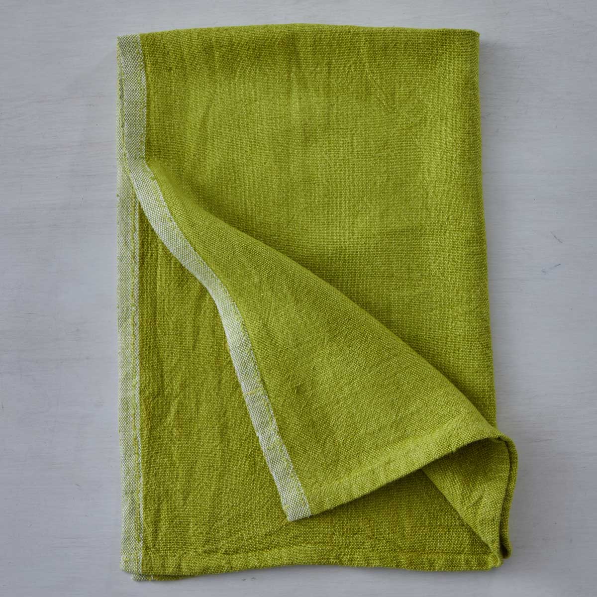 GUTSY CHARTREUSE KITCHEN TOWEL