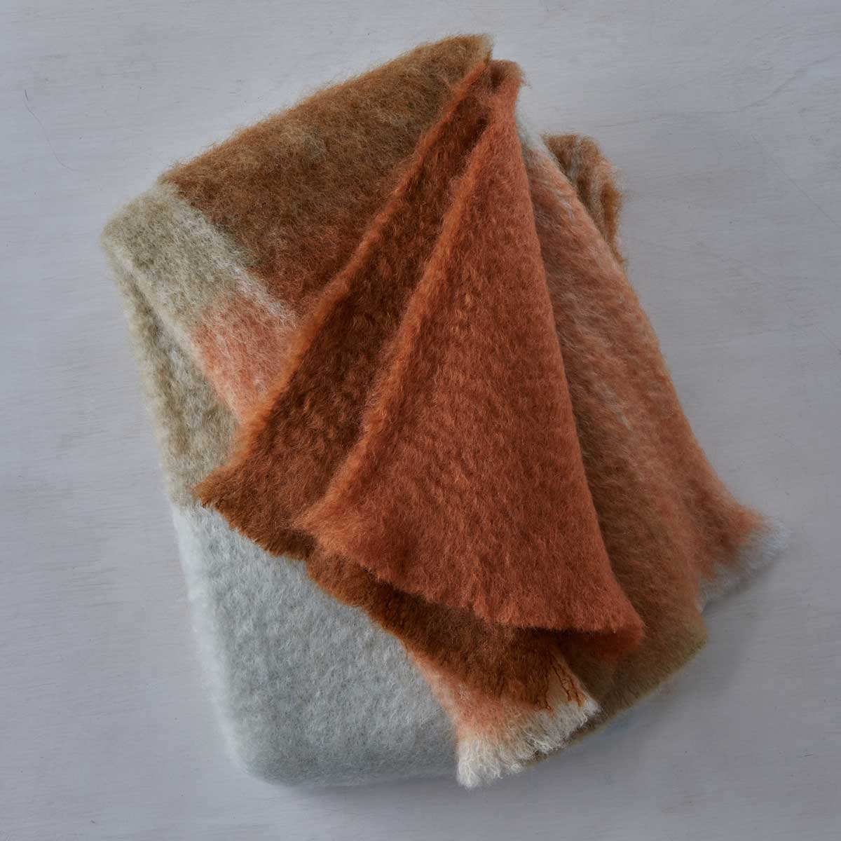 HAND-LOOMED MOHAIR THROWS