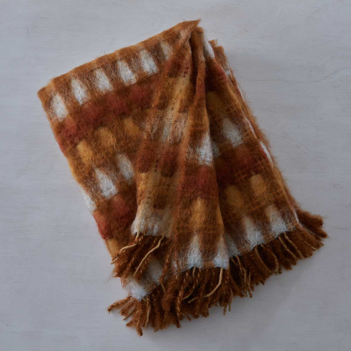 HAND-LOOMED MOHAIR THROWS