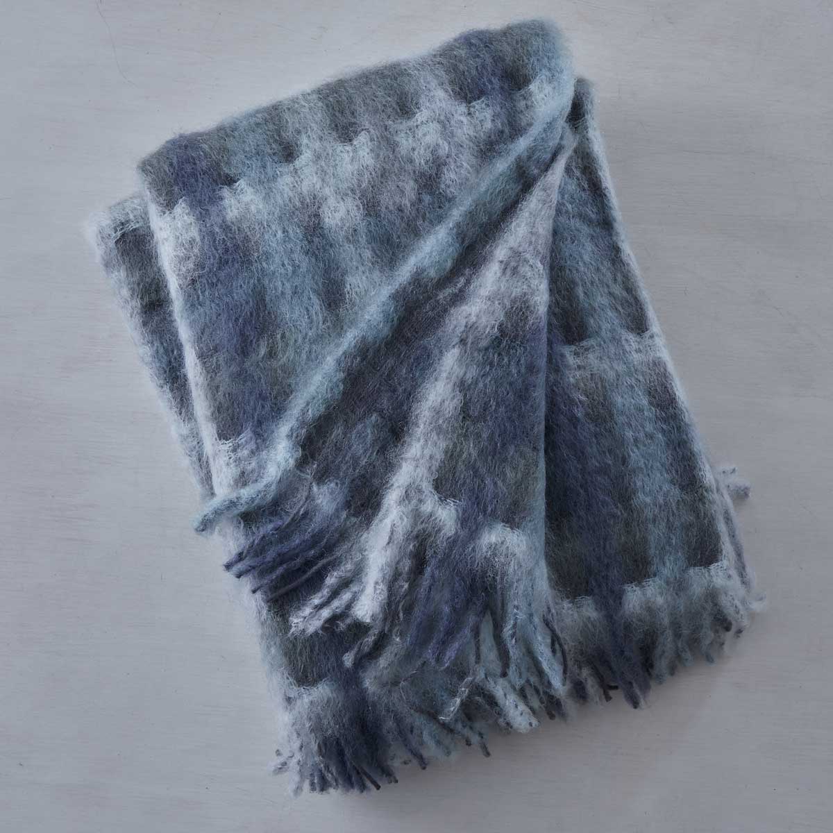 HAND-LOOMED MOHAIR THROWS