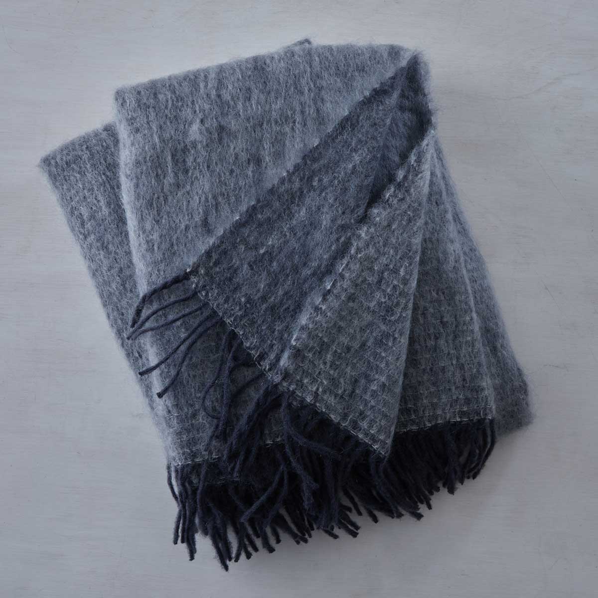 HAND-LOOMED MOHAIR THROWS