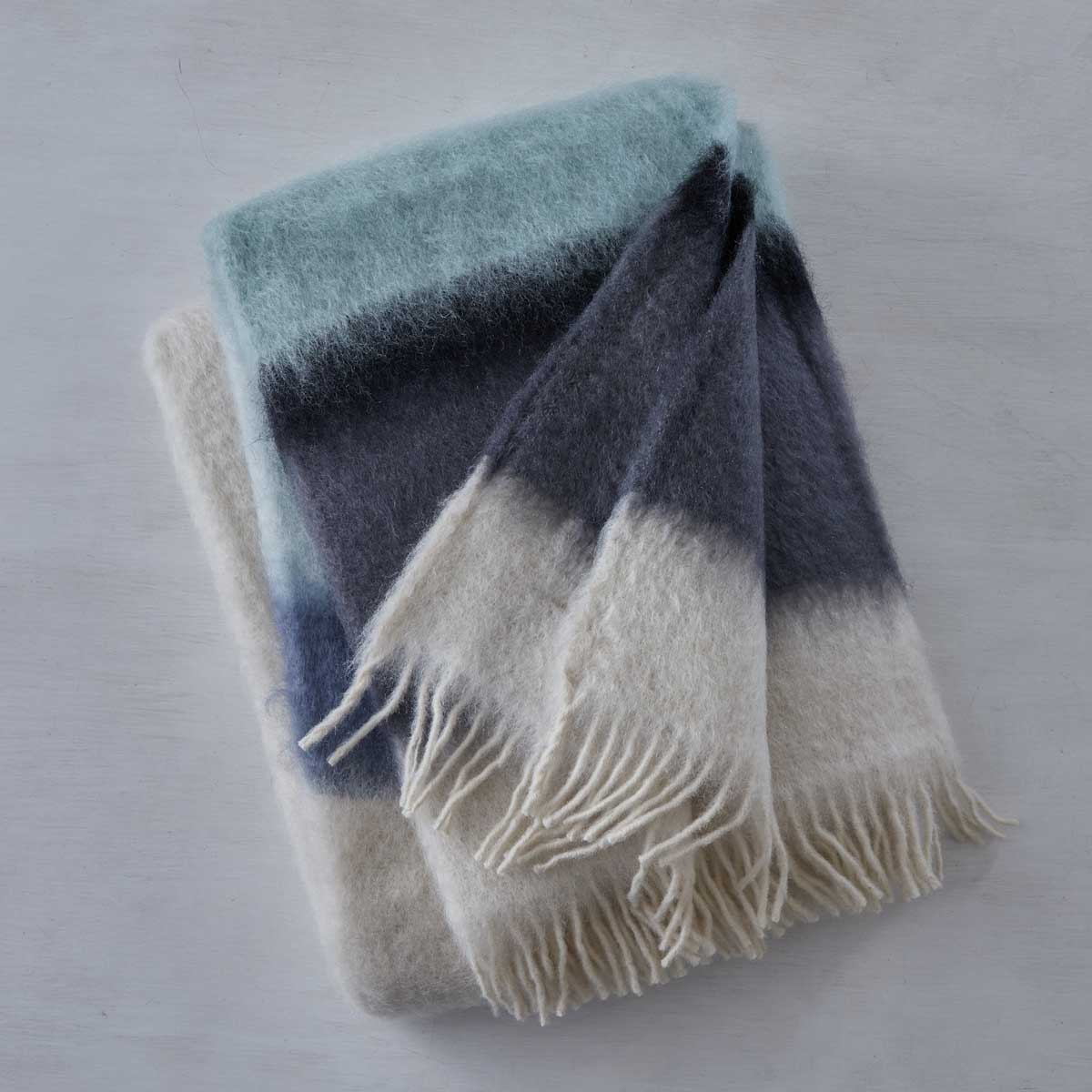 HAND-LOOMED MOHAIR THROWS