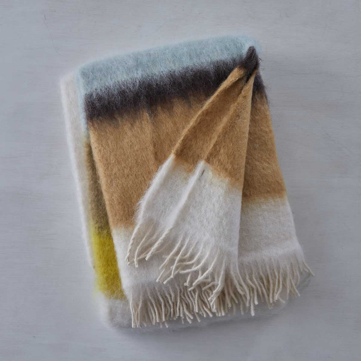 HAND-LOOMED MOHAIR THROWS