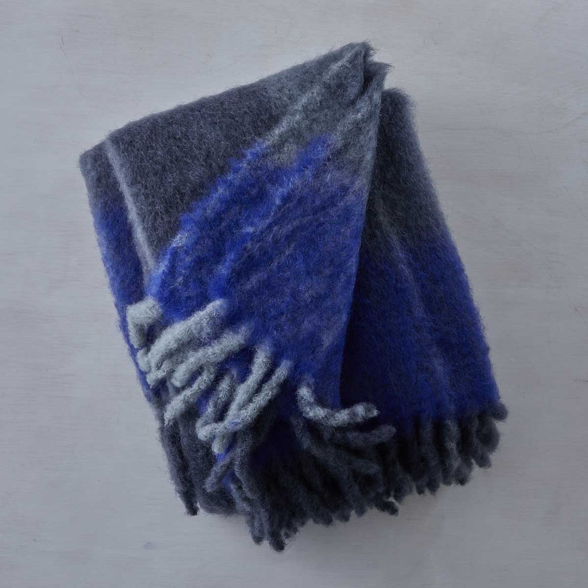 HAND-LOOMED MOHAIR THROW