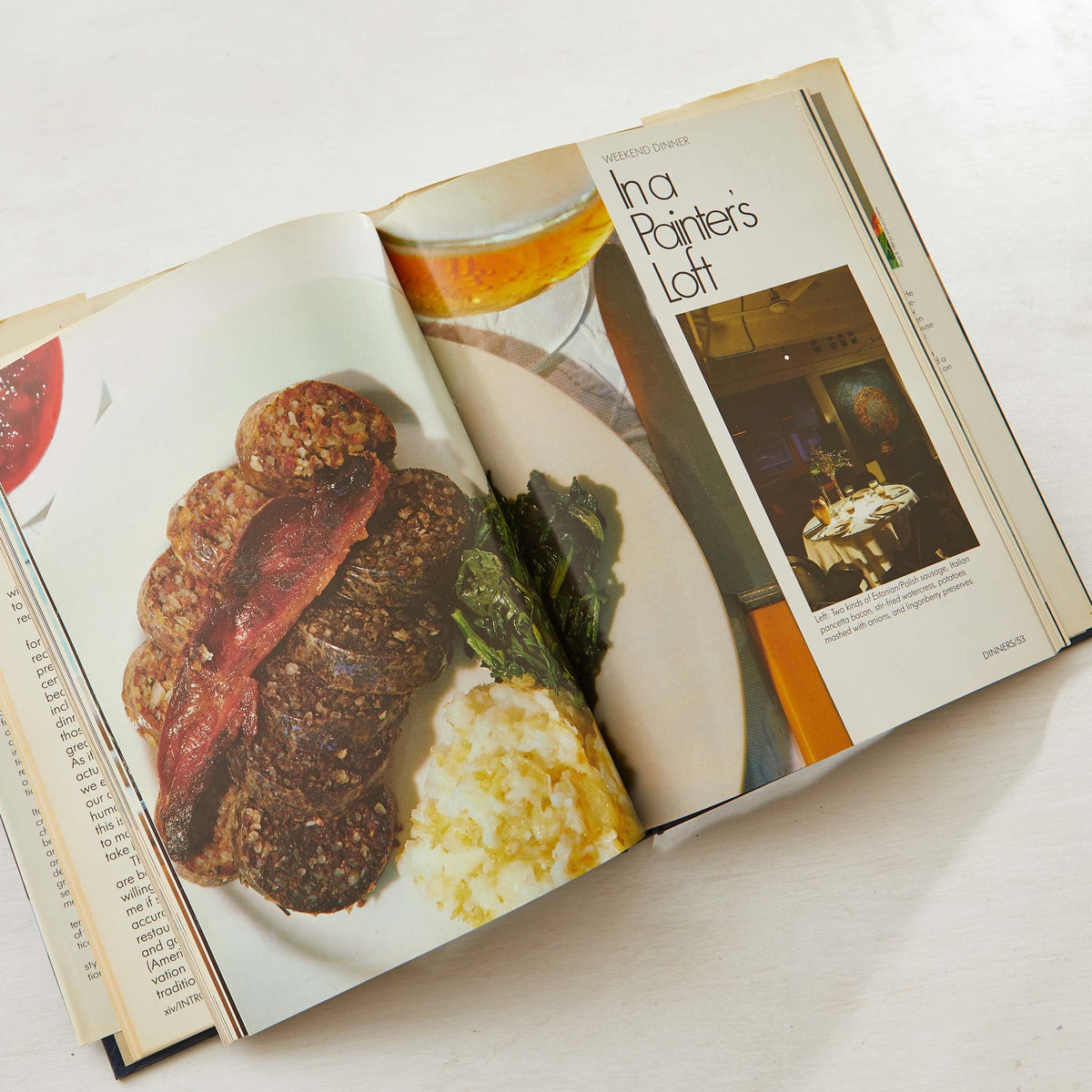 Lee Bailey’s City Foods Cookbook. Vintage cookbook for real tiny kitchens. Best apartment cookbook to prep a celebration dinner in a small kitchen.