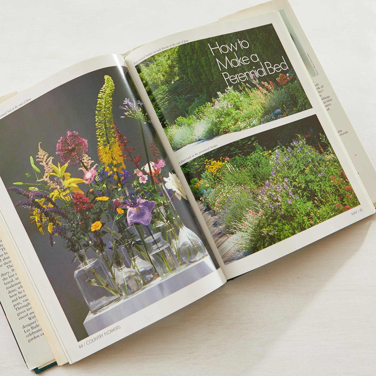 Lee Bailey’s County Flowers. Best flower gardening bible. Covers meadows, perennial beds, flowers to plant in fall and winter. Best gardening guide.