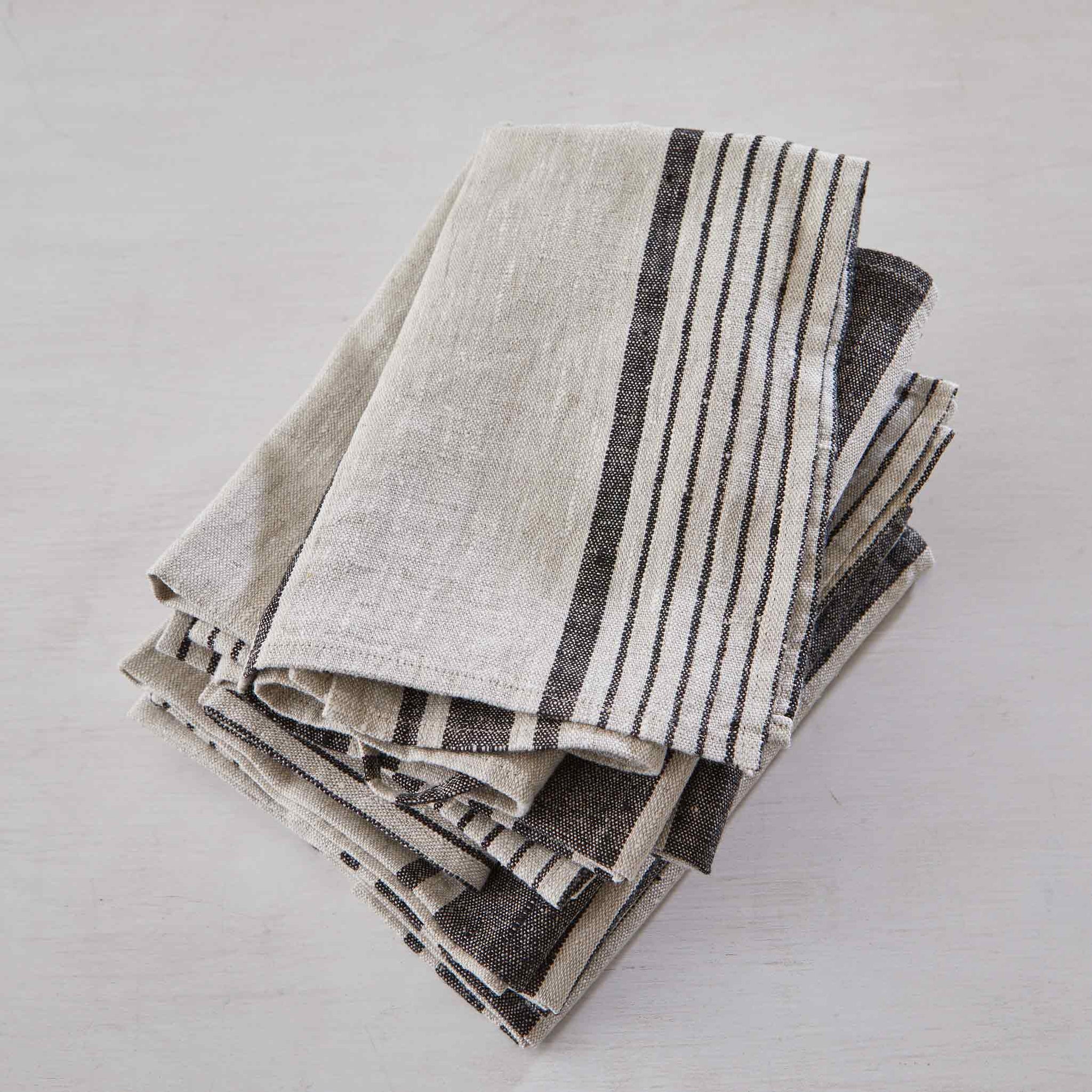 Striped Linen Dish Towel